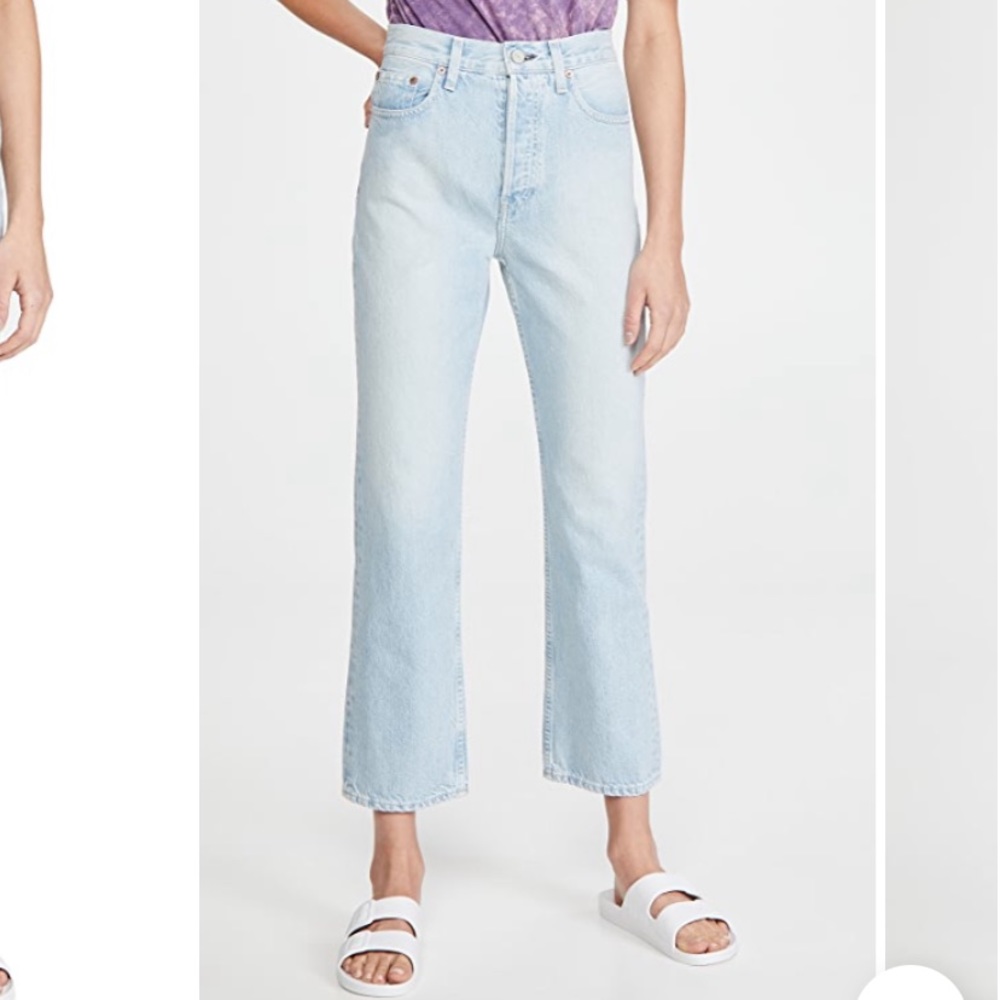 Trave Gia crop straight jeans
